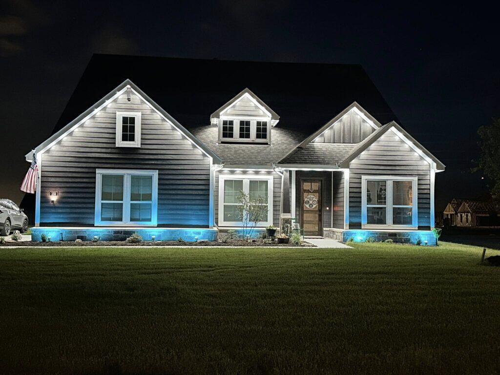 white permanent lights